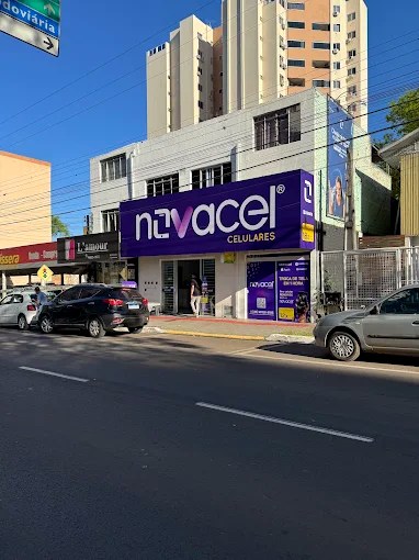Fachada da NovaCel Celulares em Chapeco
