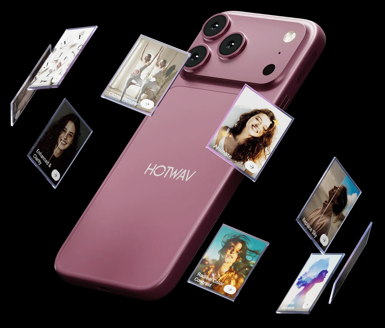 HT PhotoX edição de fotos com IA HOTWAV A18 Pro Max
