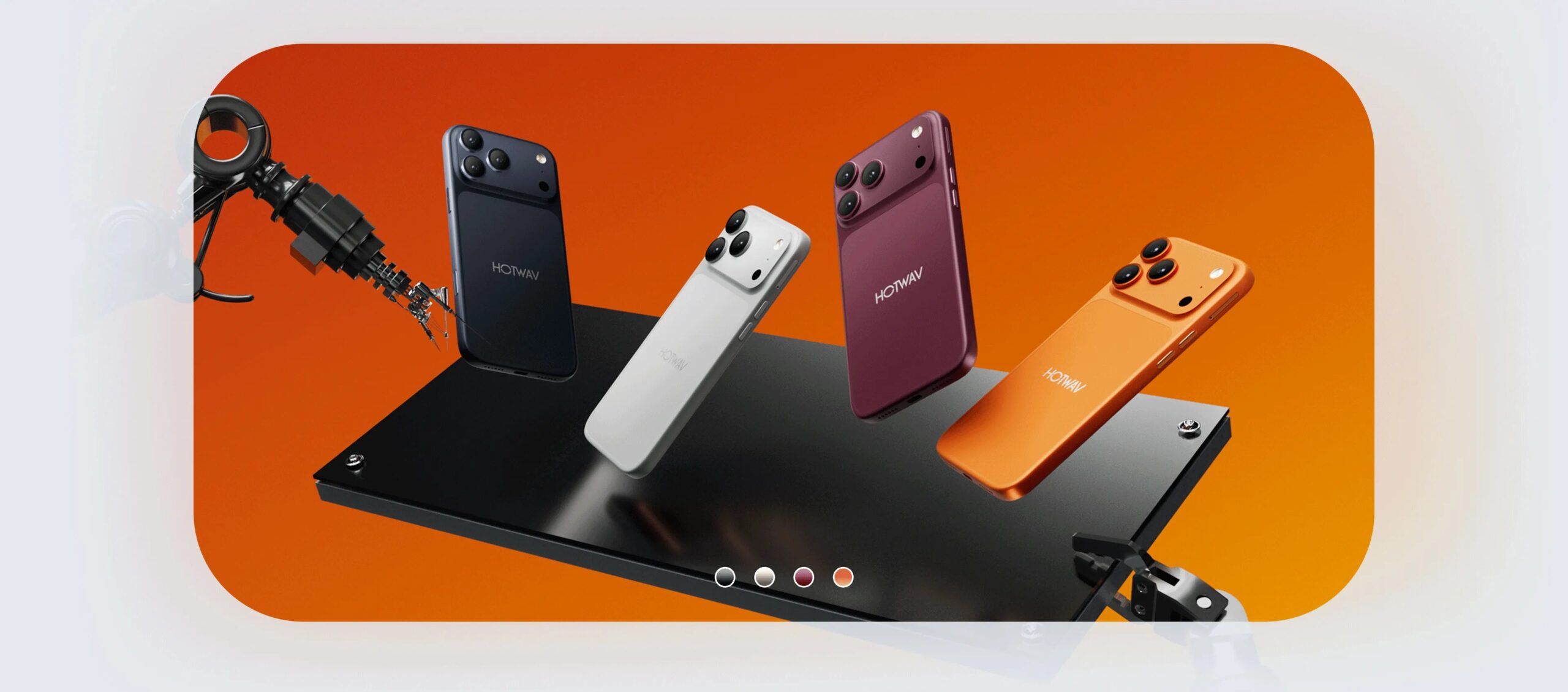 Cores disponíveis HOTWAV A18 Pro Max